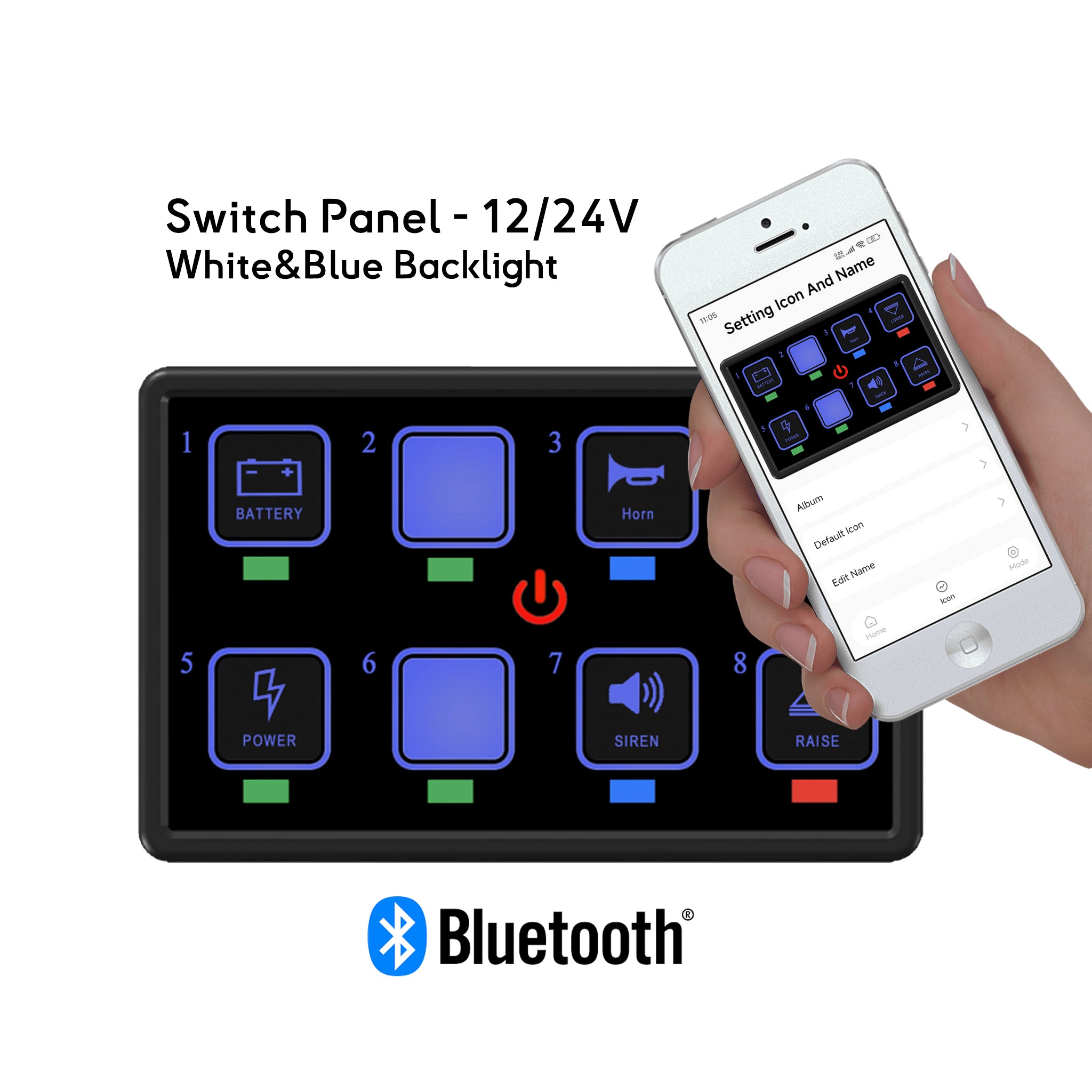 Panneau Bluetooth